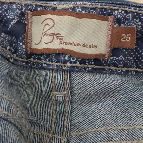 Paige distressed dark denim jeans (Jimmy Jimmy) - Picture 4 of 5